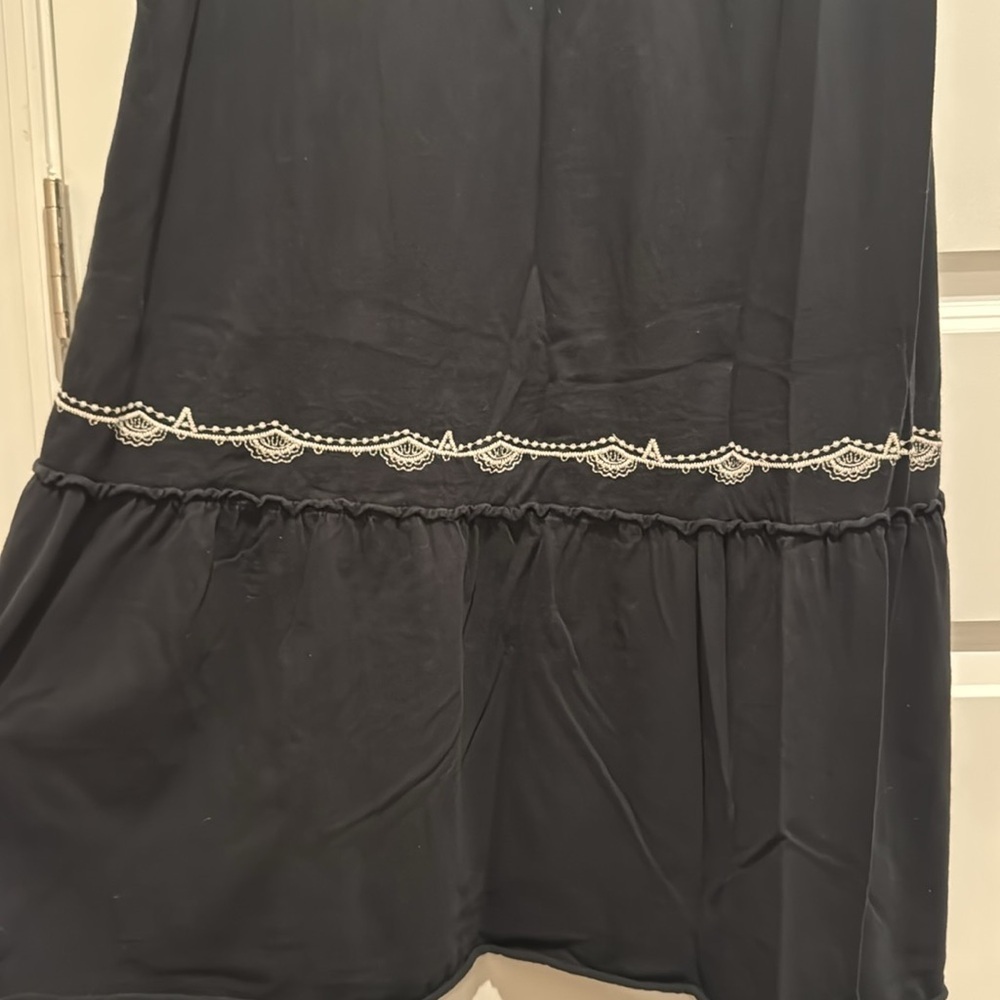 Johnny Was Maxi Dress - Size Small - Black with White Detail - Picture 6 of 8